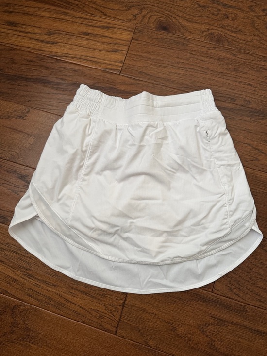 lululemon athletica Dresses & Skirts - Lululemon White Athletic Tennis Skort with Side Zip Pocket